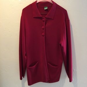 Geiger of Austria Red Wool Sweater